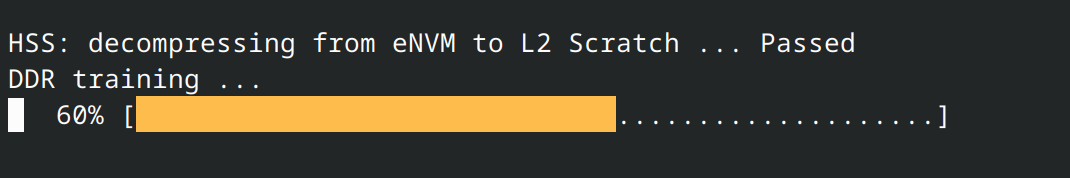 BeagleV-Fire booting HSS with progress bar